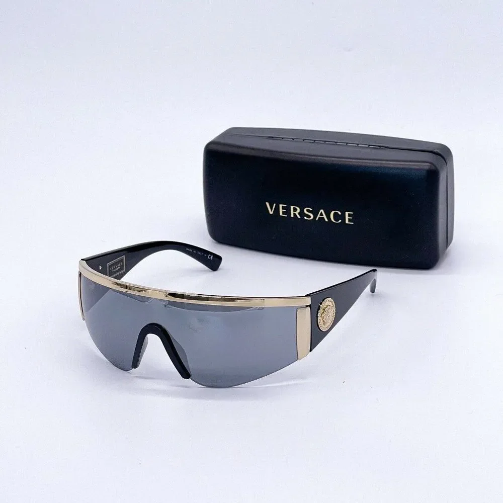 Full Set Womens Versace Grey Mirror Sunglasses!